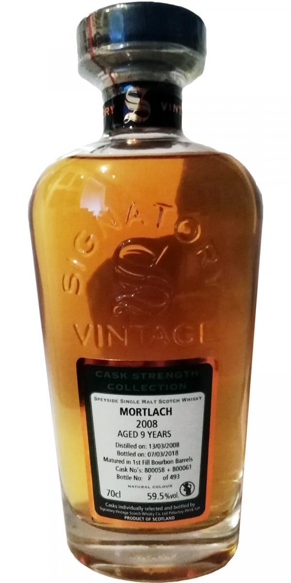 Mortlach 2008 SV Cask Strength Collection