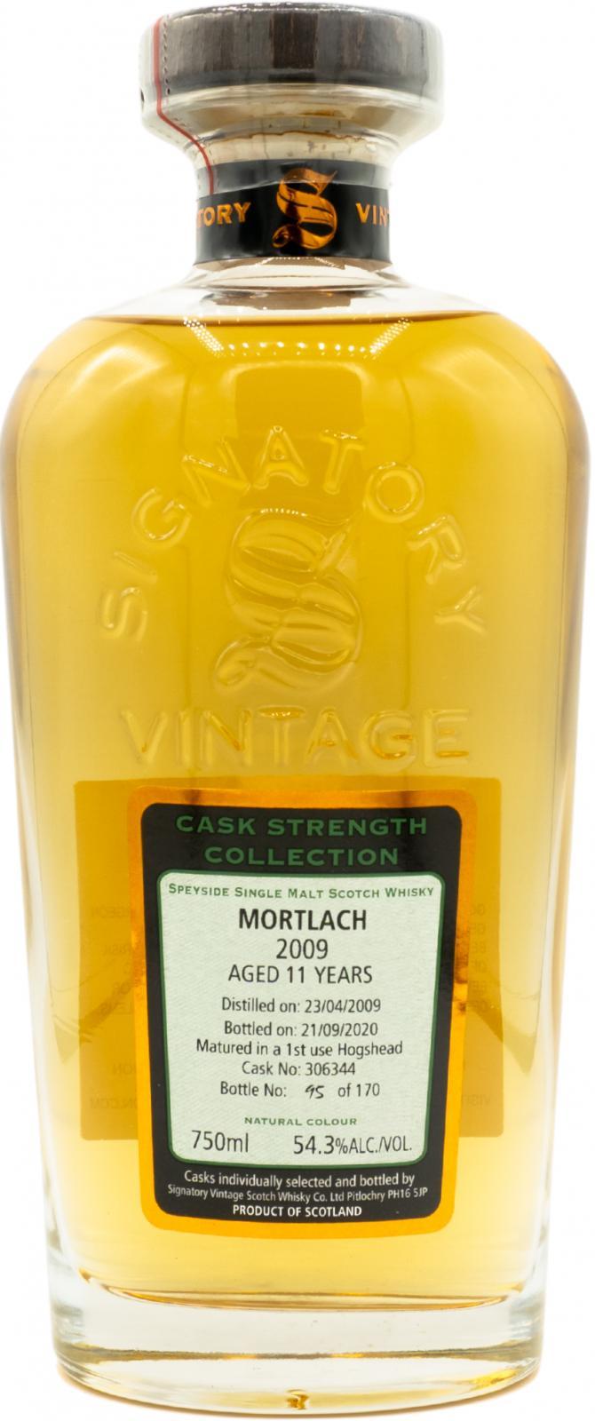 Mortlach 2009 SV Cask Strength Collection