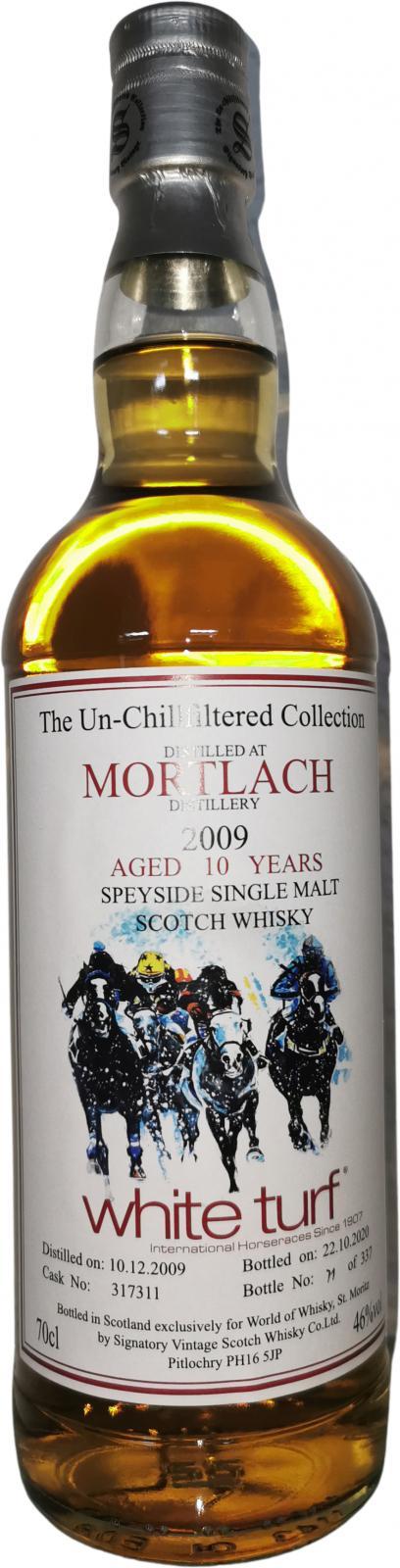Mortlach 2009 SV The Un-Chillfiltered Collection