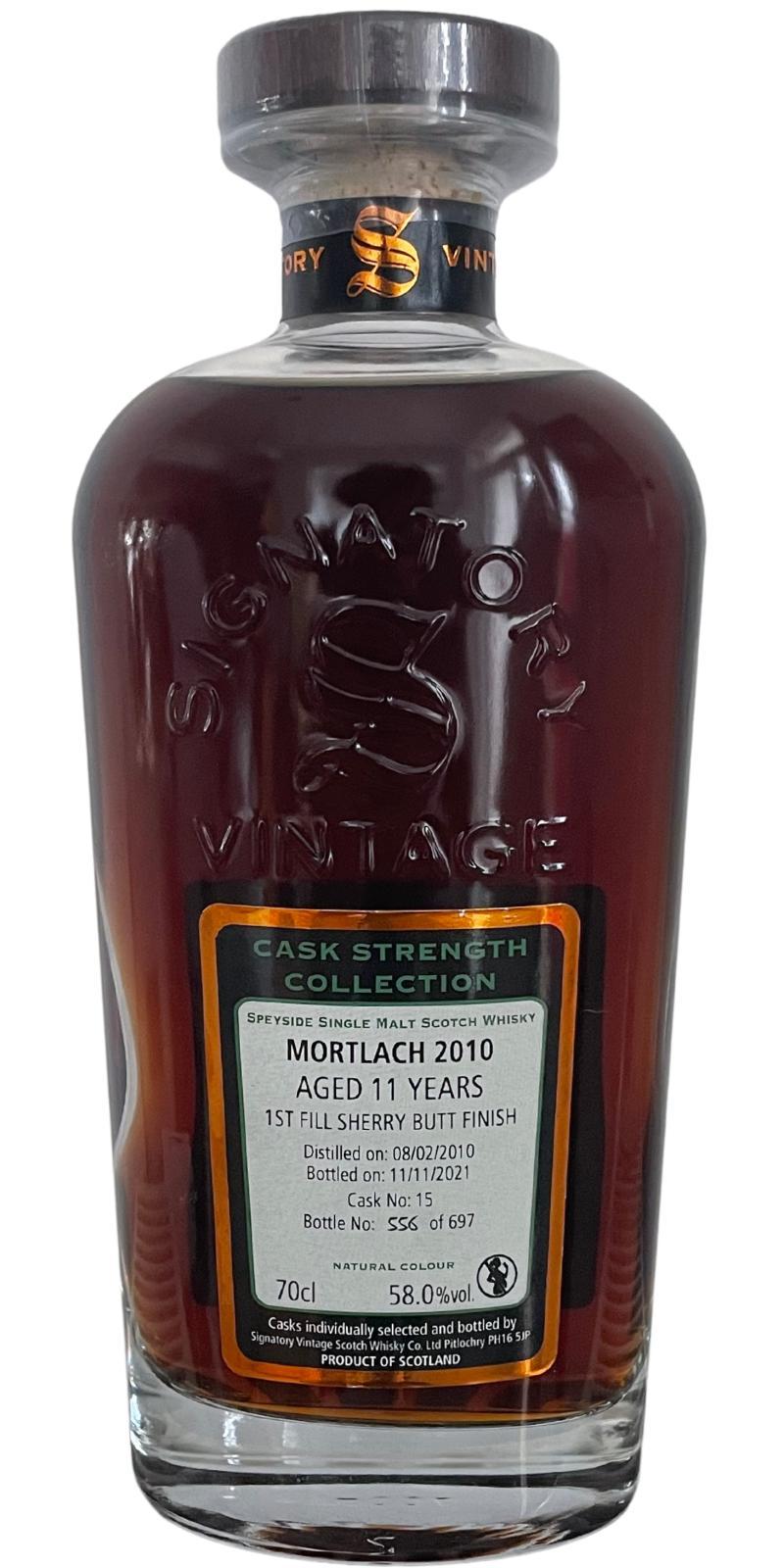 Mortlach 2010 SV Cask Strength Collection