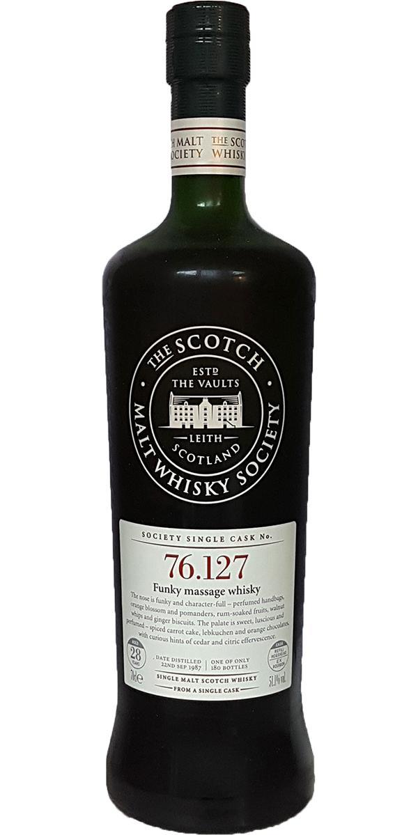 Mortlach 1987 SMWS 76.127 Funky massage whisky