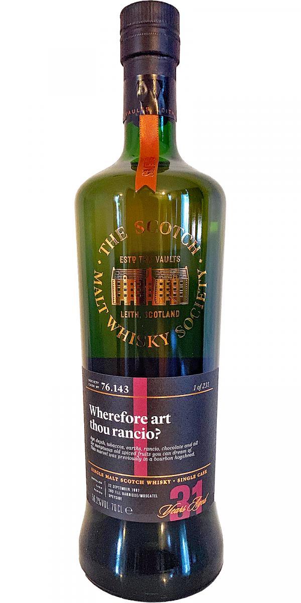 Mortlach 1987 SMWS 76.143 Wherefore art thou rancio?