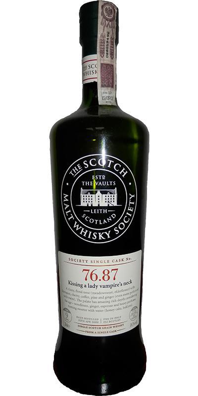 Mortlach 2002 SMWS 76.87 Kissing a lady vampire's neck