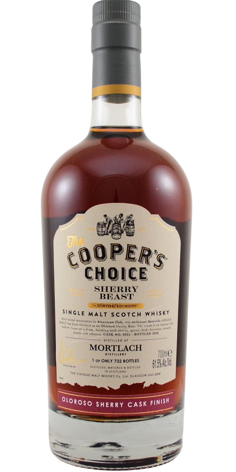 Mortlach Sherry Beast VM The Cooper's Choice