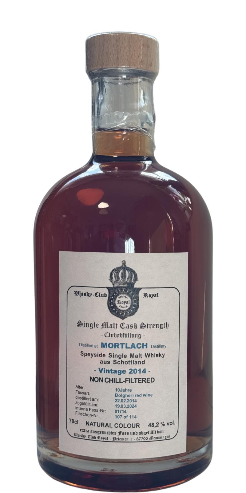 Mortlach 2014 WCR