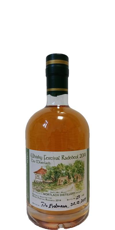 Mortlach 1998 WlRb Whisky Festival Radebeul 2014