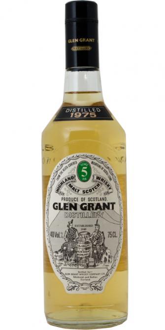 Glen Grant 1975 Seagram Belgium Import