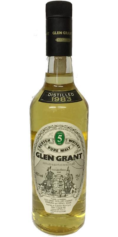 Glen Grant 1983 Seagram Italia Import