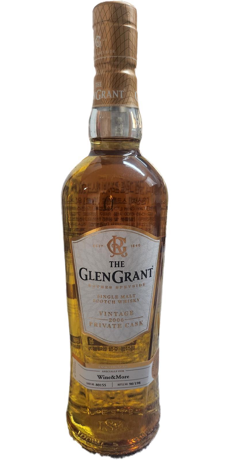 Glen Grant 2006 Private Cask - Cask Strength