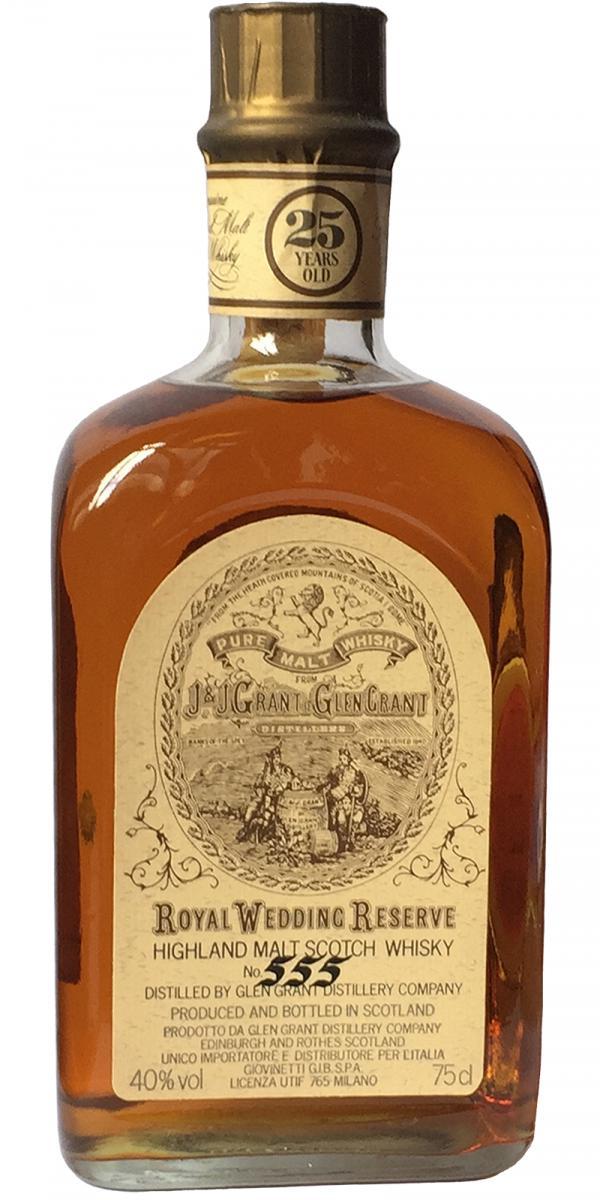 Glen Grant 25-year-old Royal Wedding Reserve