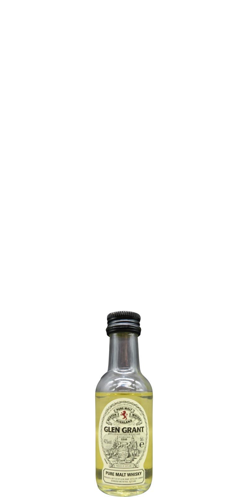 Glen Grant Pure Malt Whisky Miniature