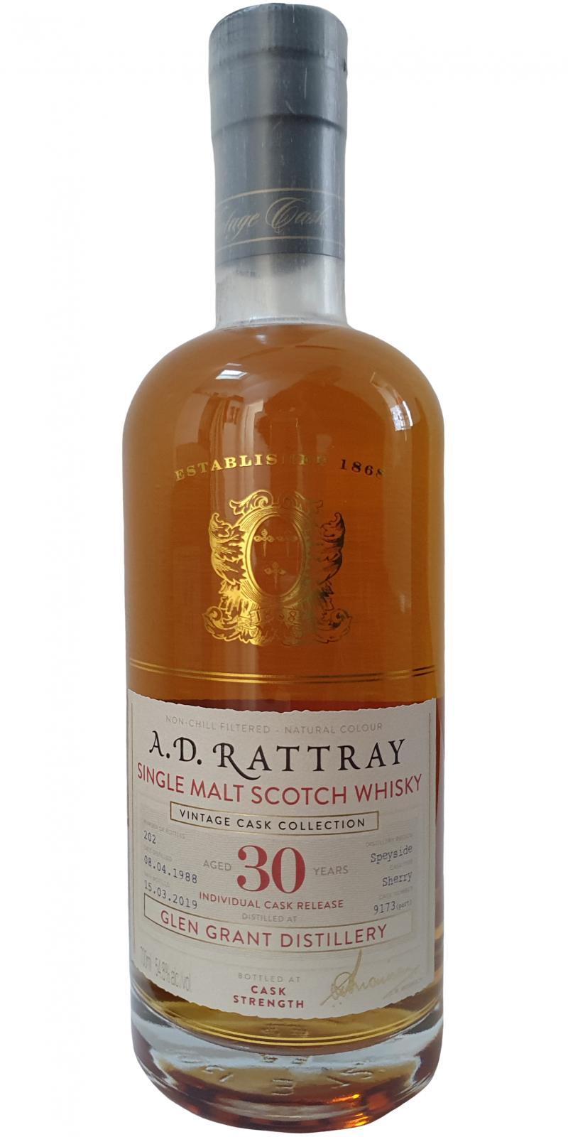 Glen Grant 1988 DR Vintage Cask Collection