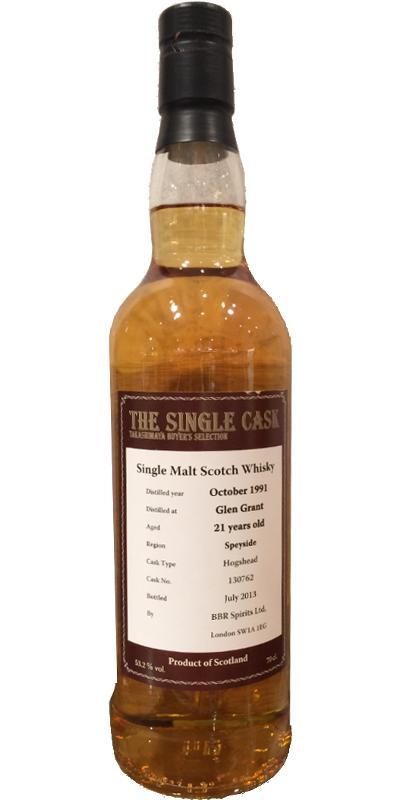 Glen Grant 1991 BR The Single Cask