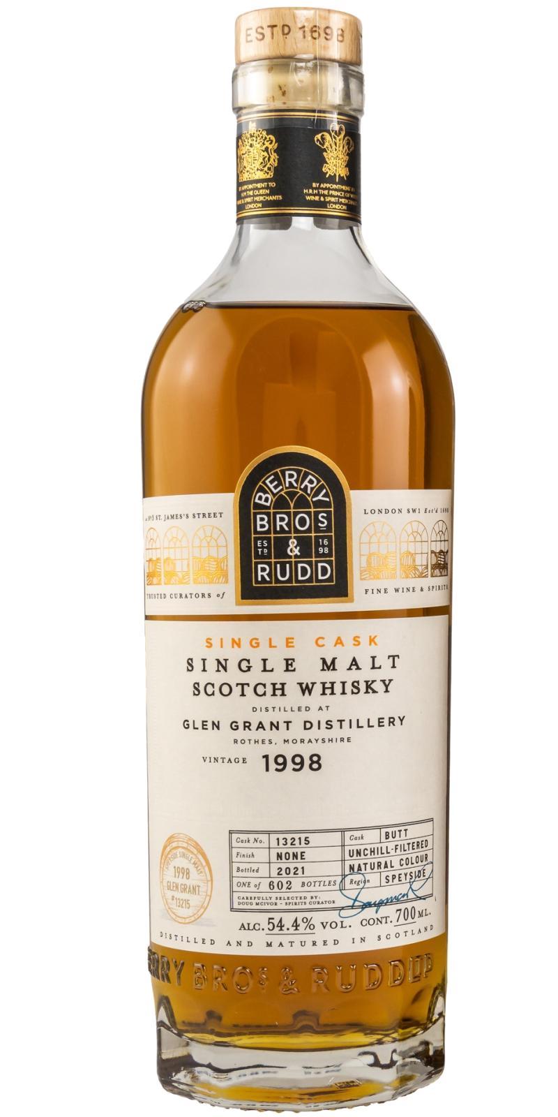 Glen Grant 1998 BR Single Cask