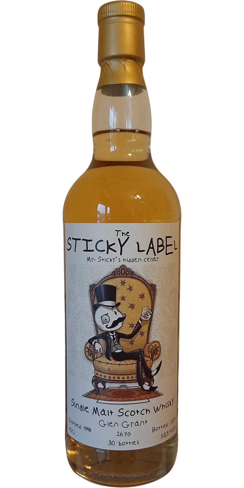 Glen Grant 1998 BuBa The Sticky Label - Mr. Sticky's hidden cellar