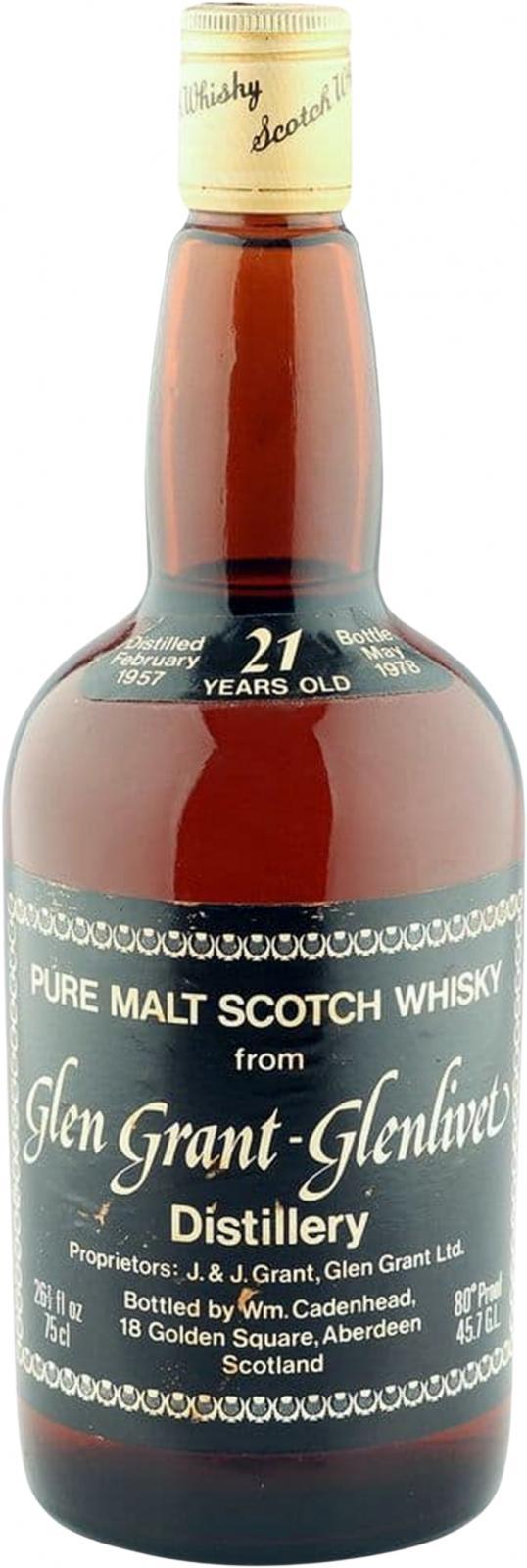 Glen Grant 1957 CA Dumpy Bottle