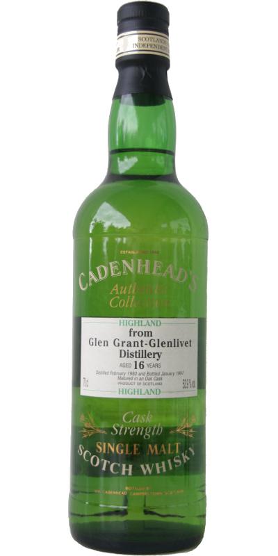 Glen Grant 1980 CA Authentic Collection