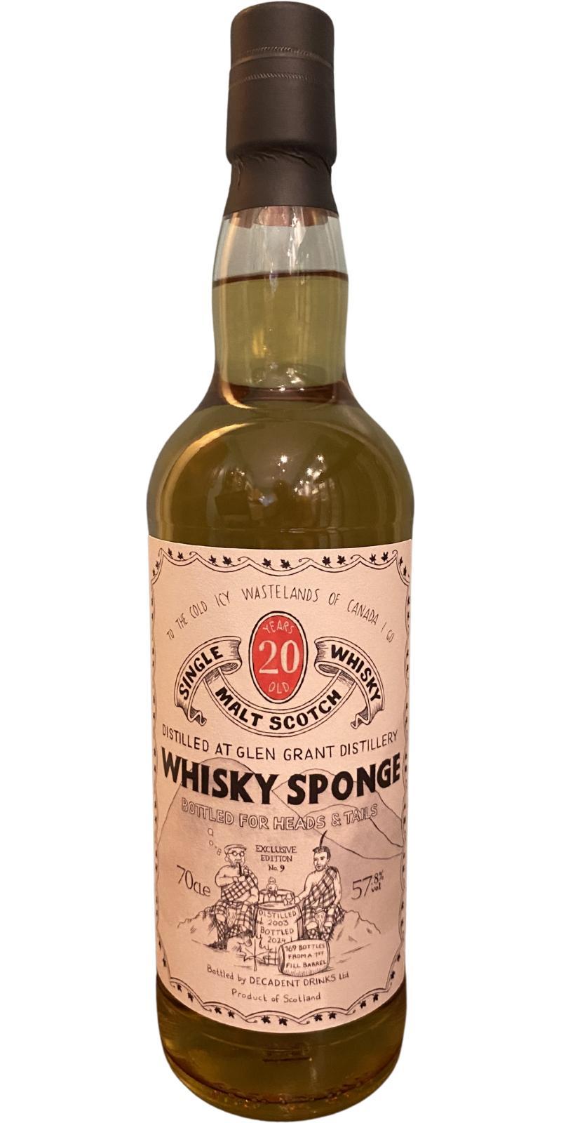 Glen Grant 2003 DeDr Whisky Sponge