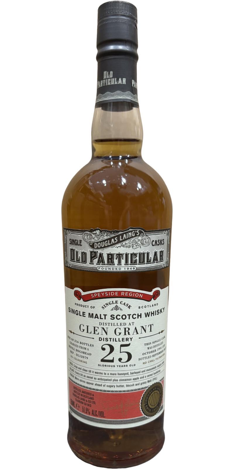 Glen Grant 1991 DL Old Particular