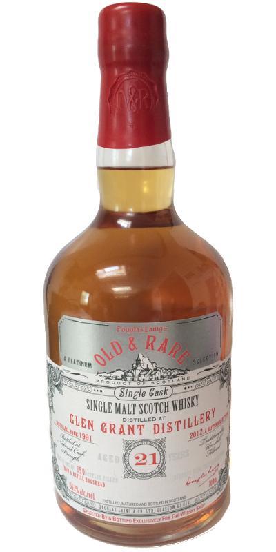 Glen Grant 1991 DL Old & Rare - The Platinum Selection