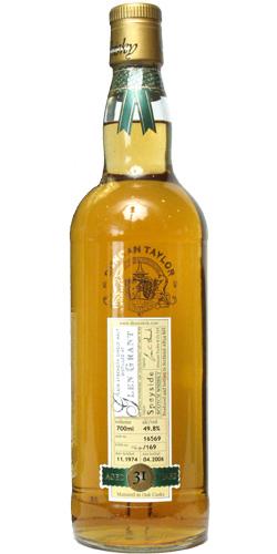 Glen Grant 1974 DT Rare Auld