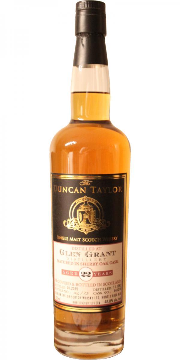 Glen Grant 1992 DT The Duncan Taylor