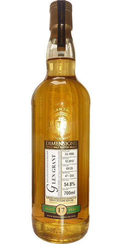 Glen Grant 1995 DT Dimensions