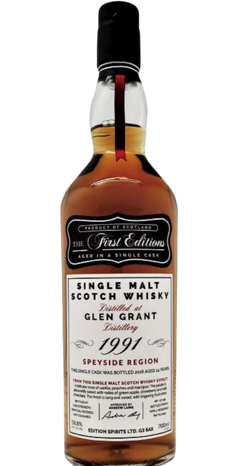 Glen Grant 1991 ED The First Editions