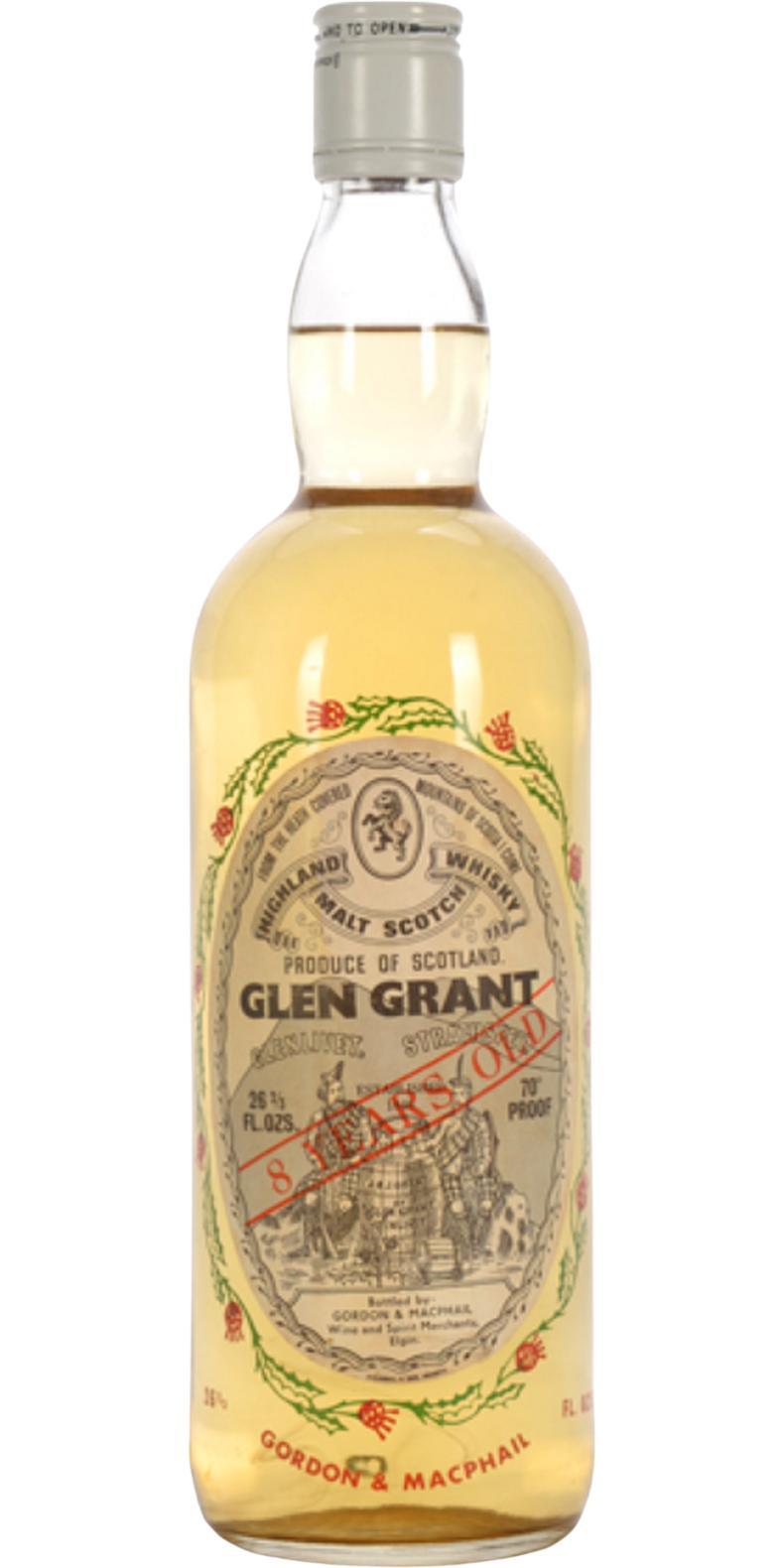 Glen Grant 08-year-old GM Licensed Bottling