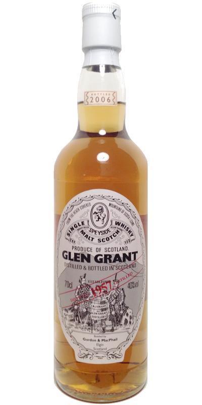 Glen Grant 1957 GM Licensed Bottling