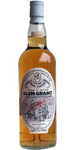 Glen Grant 1990 GM Licensed Bottling