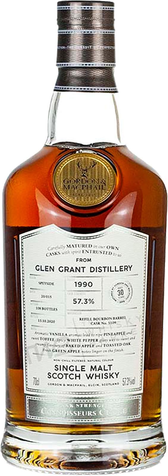 Glen Grant 1990 GM Connoisseurs Choice - Cask Strength