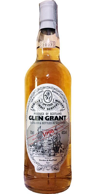 Glen Grant 1990 GM Licensed Bottling