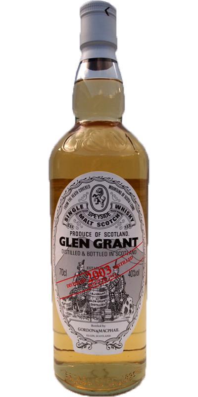 Glen Grant 2003 GM Licensed Bottling
