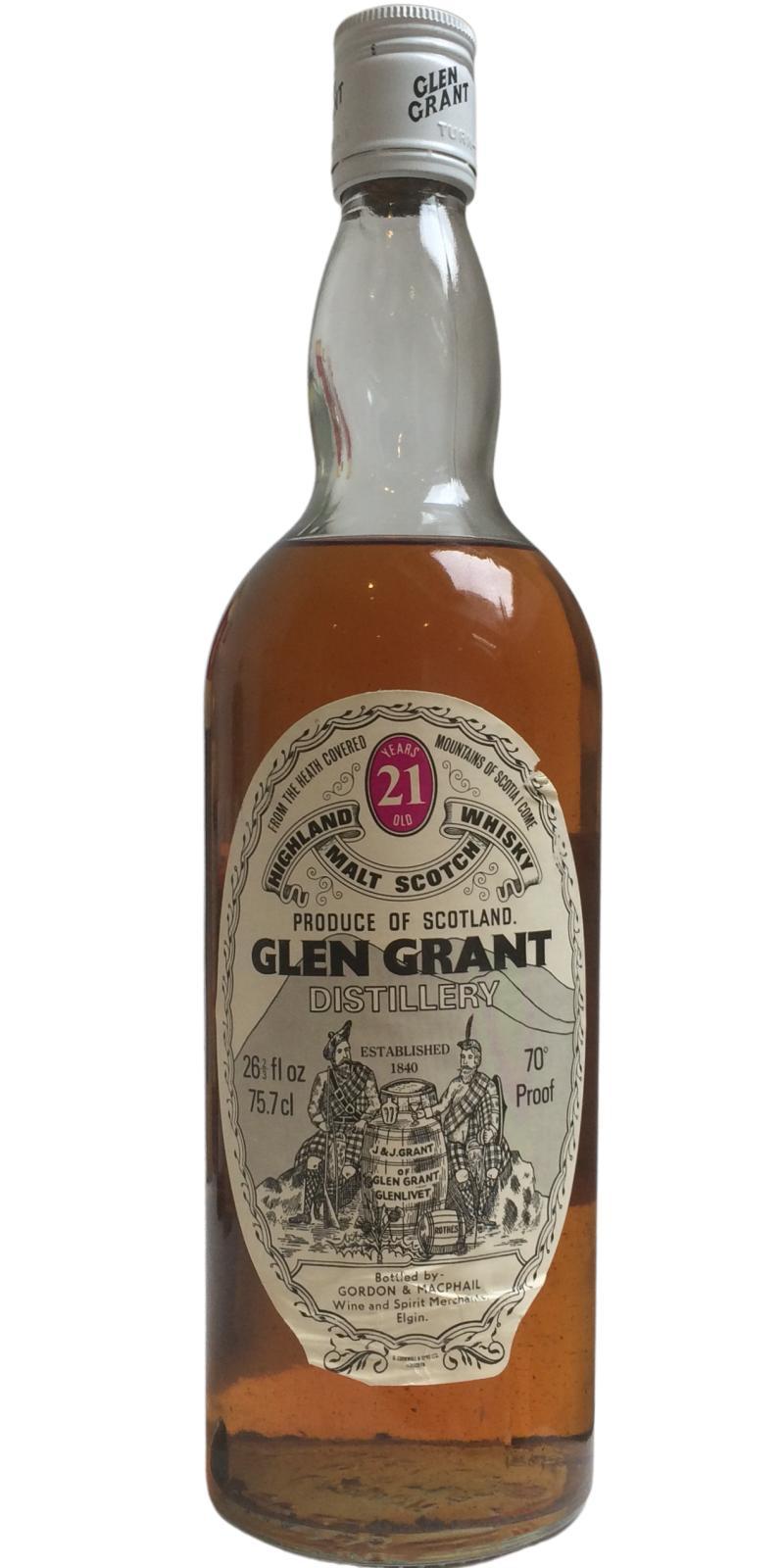 Glen Grant 21-year-old GM Licensed Bottling
