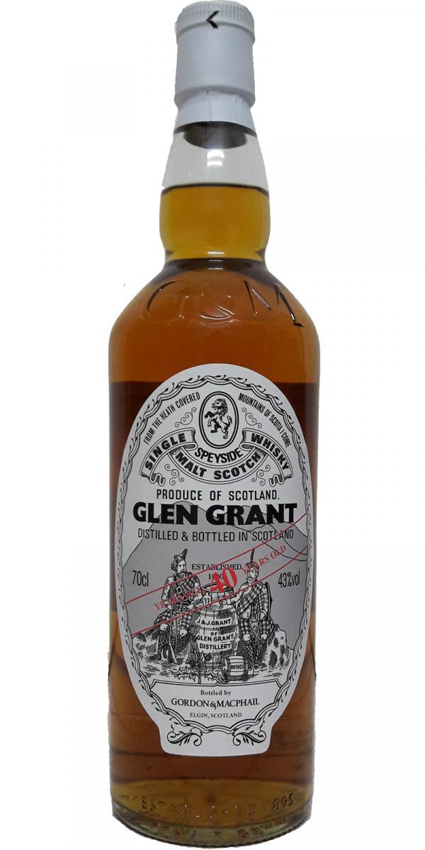 Glen Grant 40-year-old GM Licensed Bottling