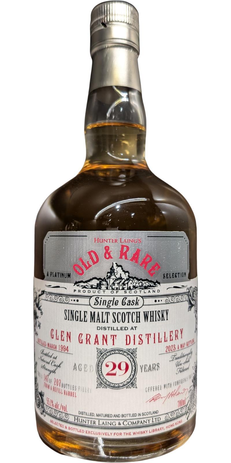 Glen Grant 1994 HL Old & Rare - A Platinum Selection