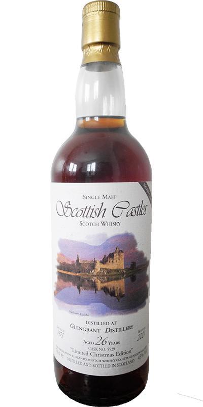 Glen Grant 1975 JW Scottish Castle Serie - Limited Christmas Edition