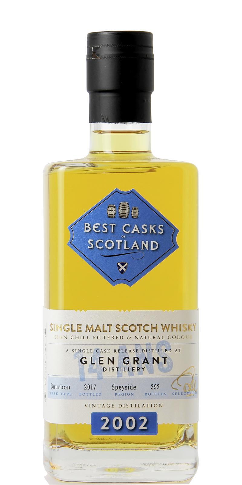Glen Grant 2002 JB Best Casks of Scotland