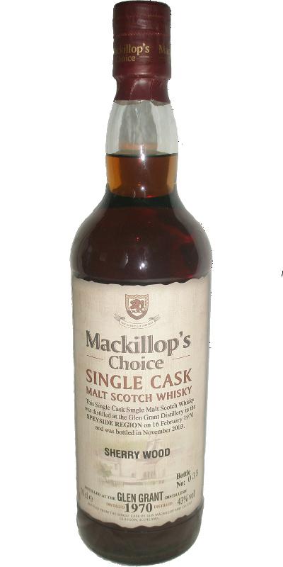 Glen Grant 1970 McC Single Cask