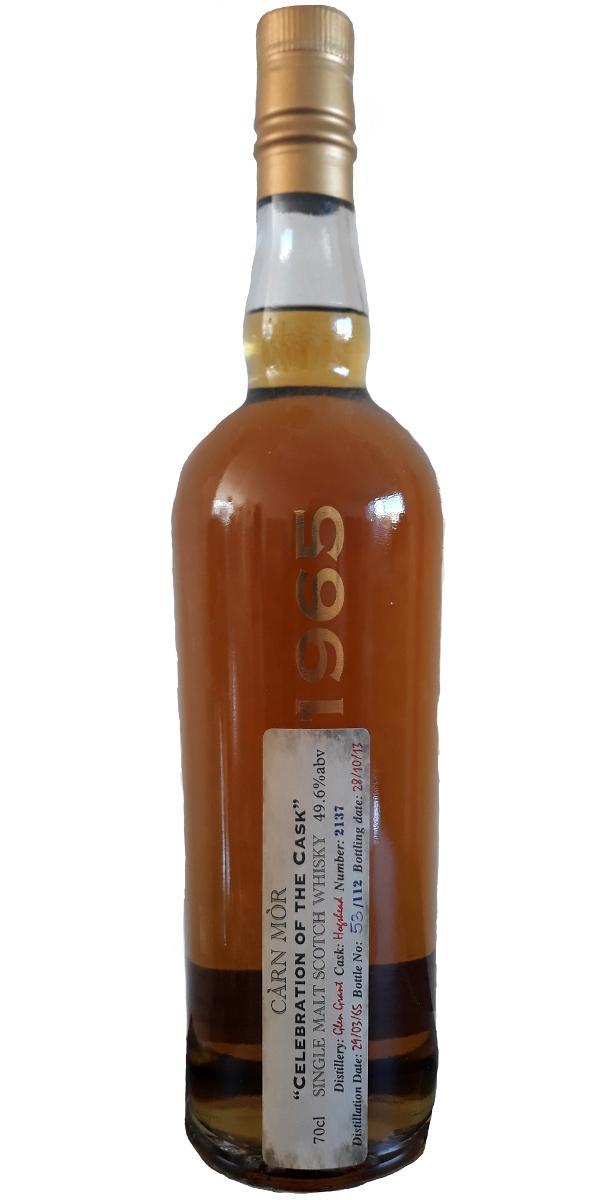 Glen Grant 1965 MMcK Càrn Mòr Celebration of the Cask