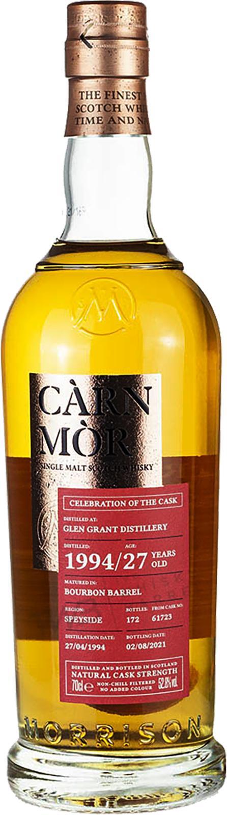 Glen Grant 1994 MSWD Càrn Mòr Celebration of the Cask