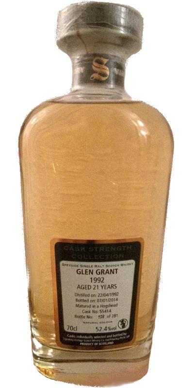 Glen Grant 1992 SV Cask Strength Collection