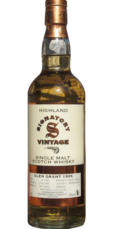 Glen Grant 1995 SV Vintage Collection