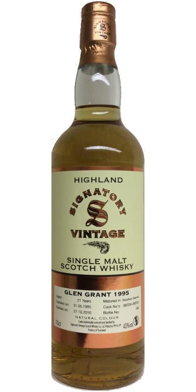 Glen Grant 1995 SV Vintage Collection