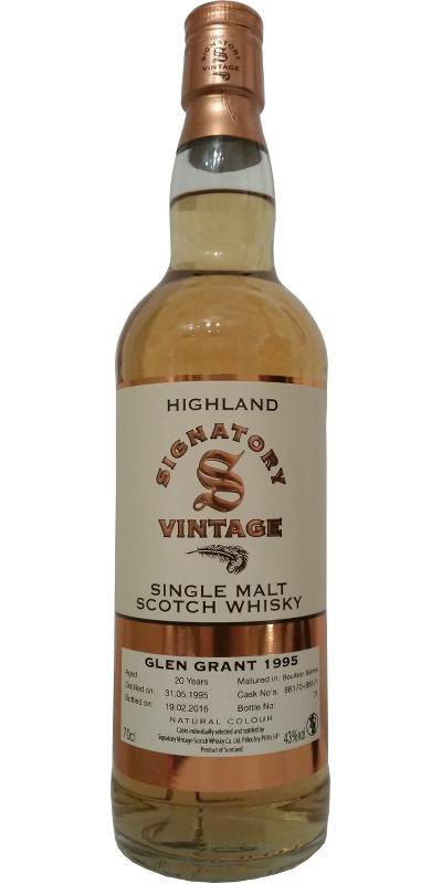 Glen Grant 1995 SV Vintage Collection