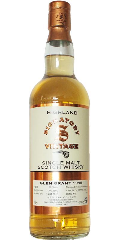 Glen Grant 1995 SV Vintage Collection