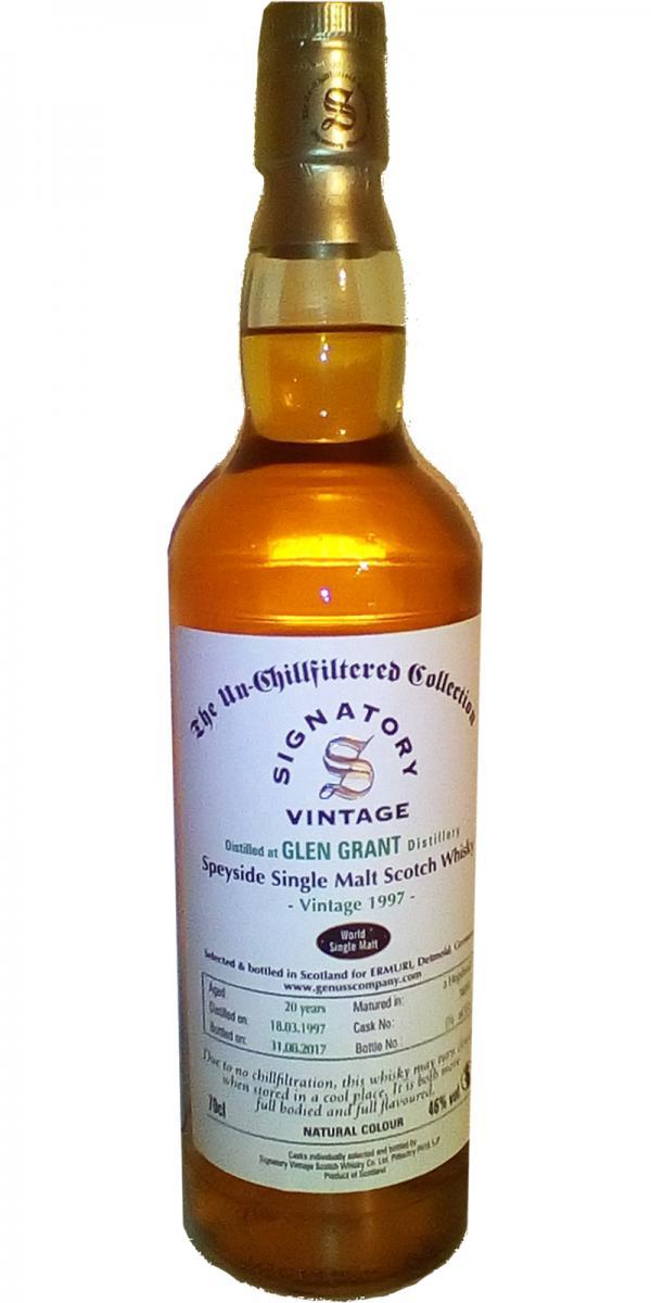 Glen Grant 1997 SV The Un-Chillfiltered Collection