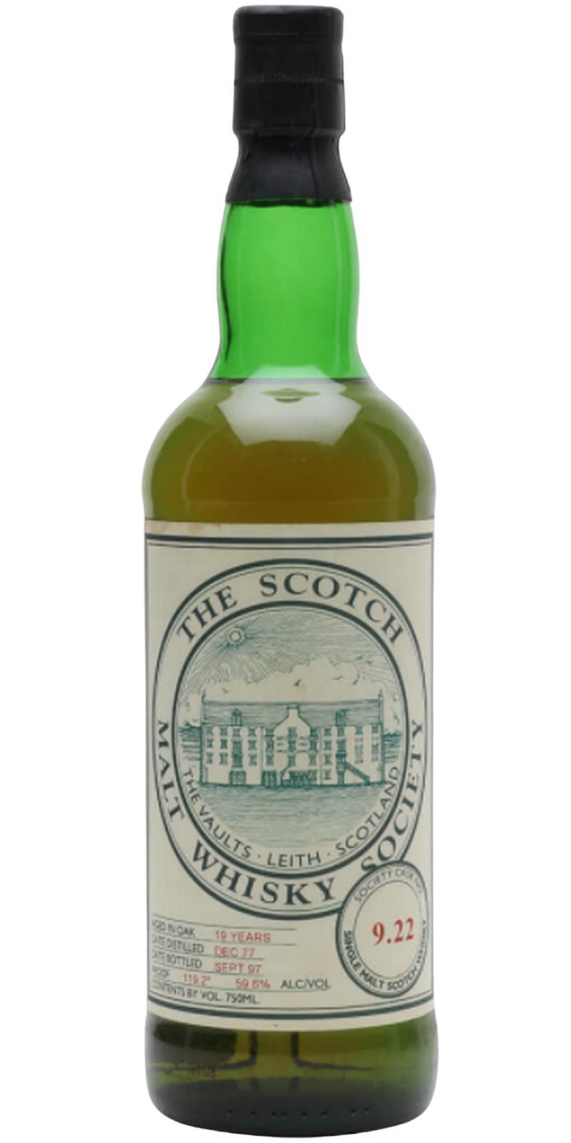 Glen Grant 1977 SMWS 9.22