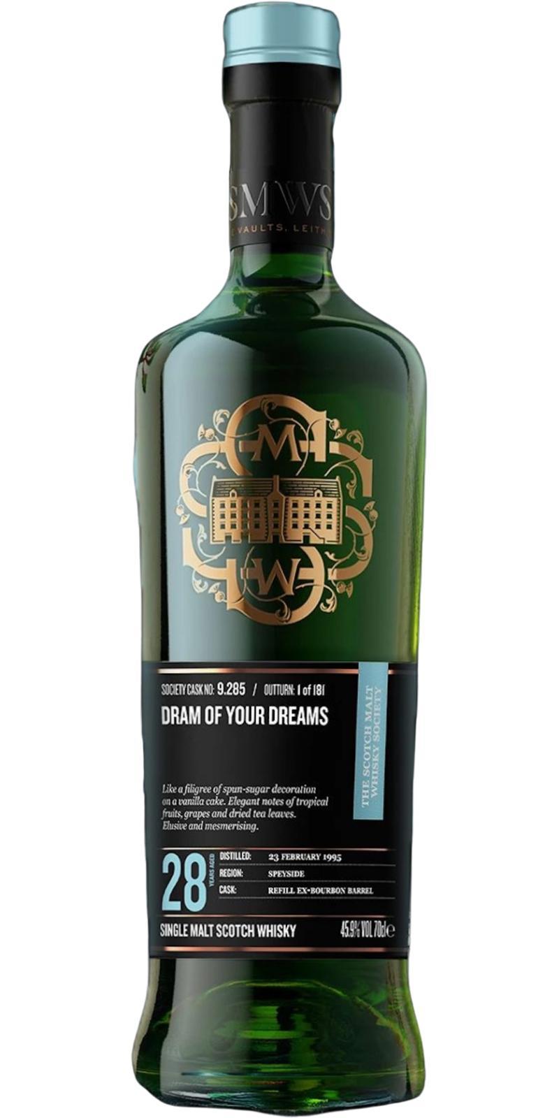 Glen Grant 1995 SMWS 9.285 Dram of your dreams